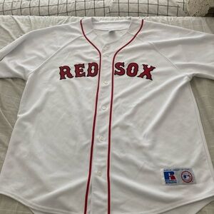 Red Sox White Baseball Jersey